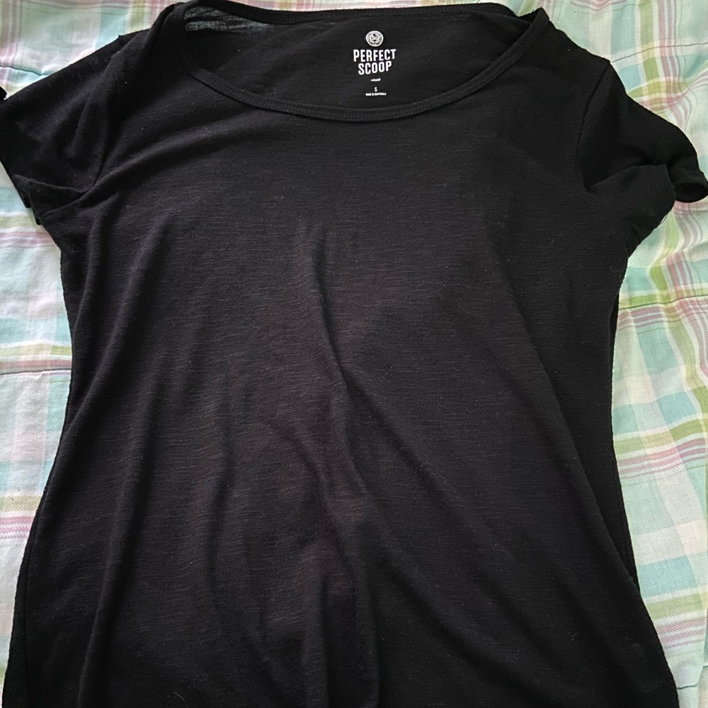 Black regular shirt